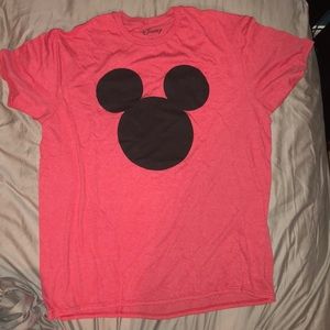 Mickey Mouse Head Silhouette T-shirt for Men